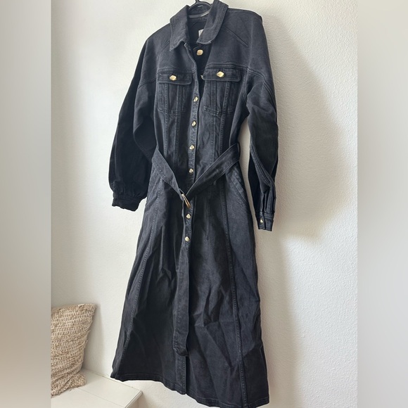 AJE Maya Denim Midi Dress - Picture 6 of 8